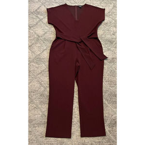 Express Maroon Jumpsuit size Large